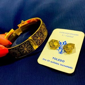 Toledo Vintage Bracelet & earrings